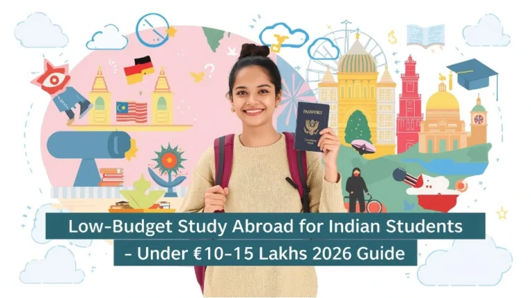 Study Abroad with Low Budget: Countries Where Indians Can Study Under ₹10–15 Lakhs (2026 Guide)